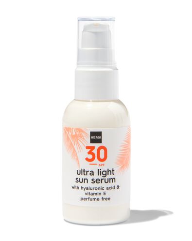 ultra light sun serum SPF30 - 50 ml - 11610278 - HEMA