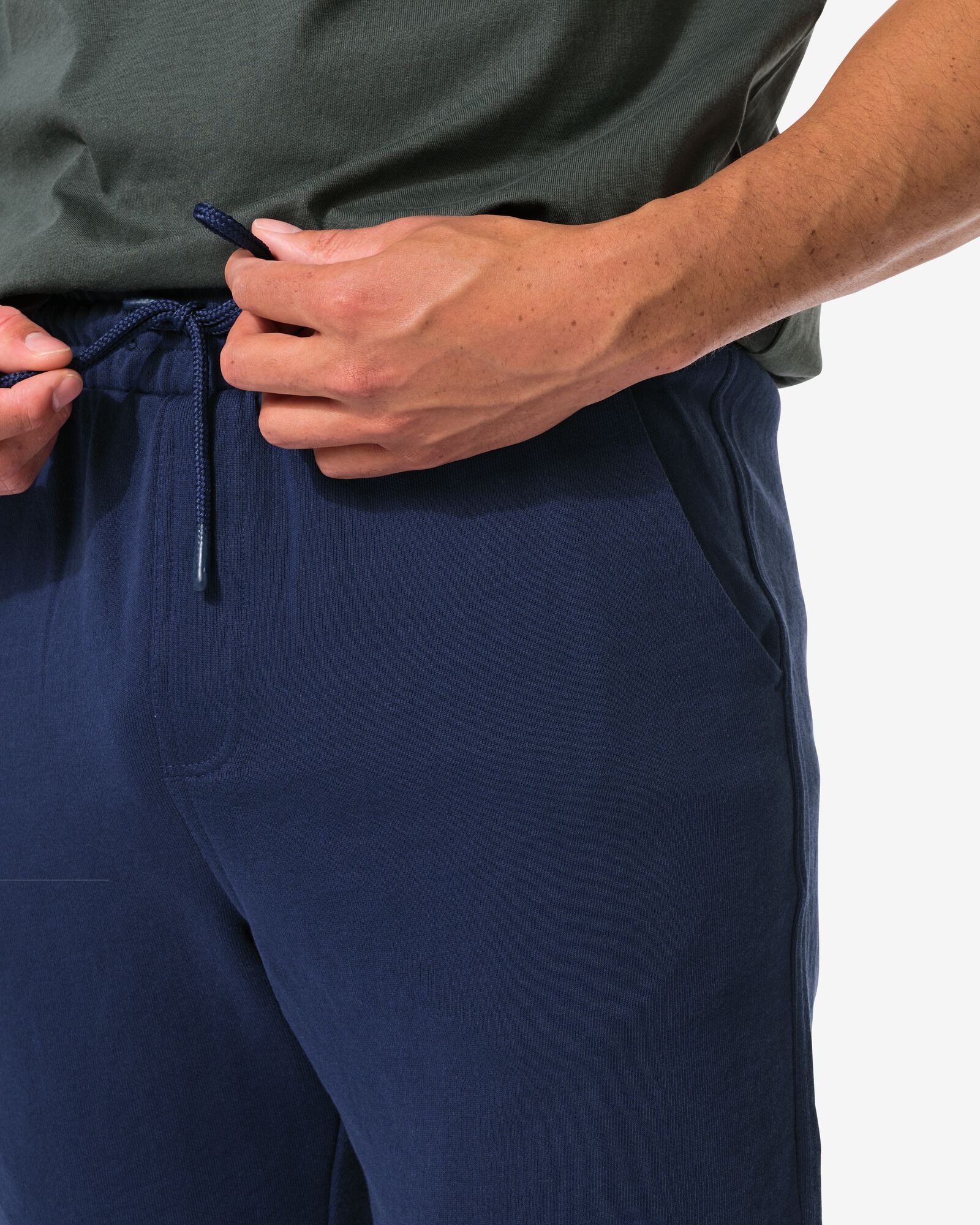 Herren-Sweatshorts dunkelblau dunkelblau - 2109960DARKBLUE - HEMA