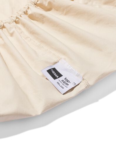 drap-housse 160x200cm percale de coton gr&egrave;ge - 5190232 - HEMA