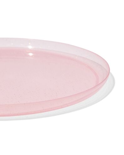 assiettes r&eacute;utilisables paillettes - lot de 4 - 14250309 - HEMA