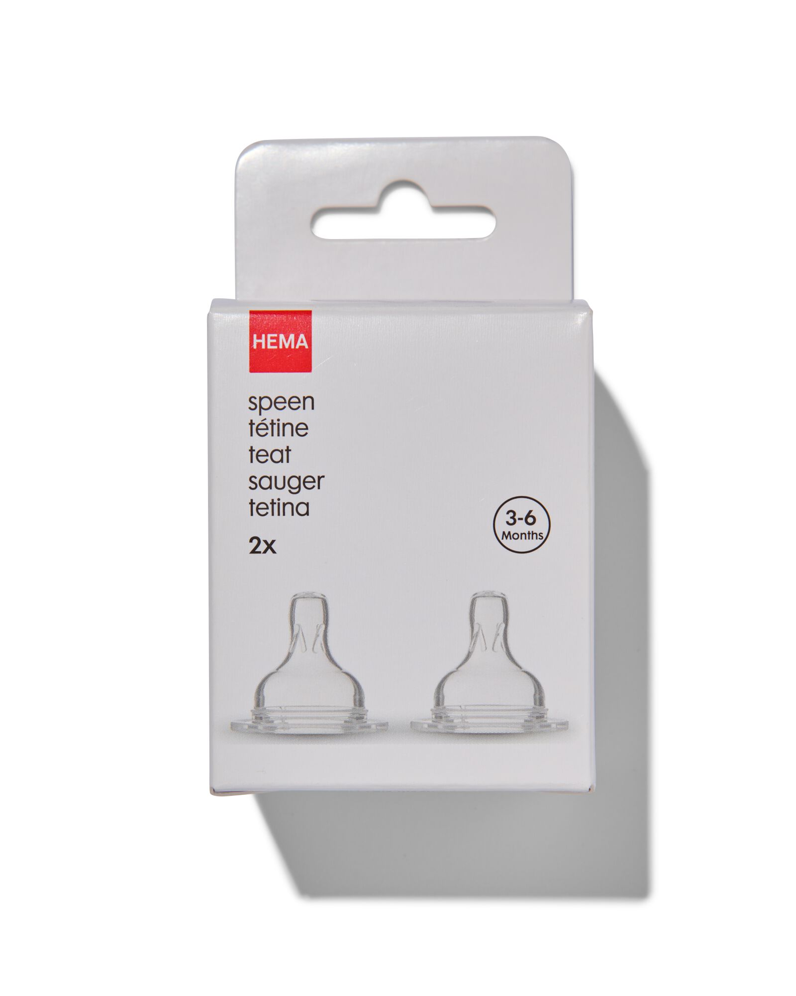 2 t&eacute;tines 3-6 mois - 33541018 - HEMA