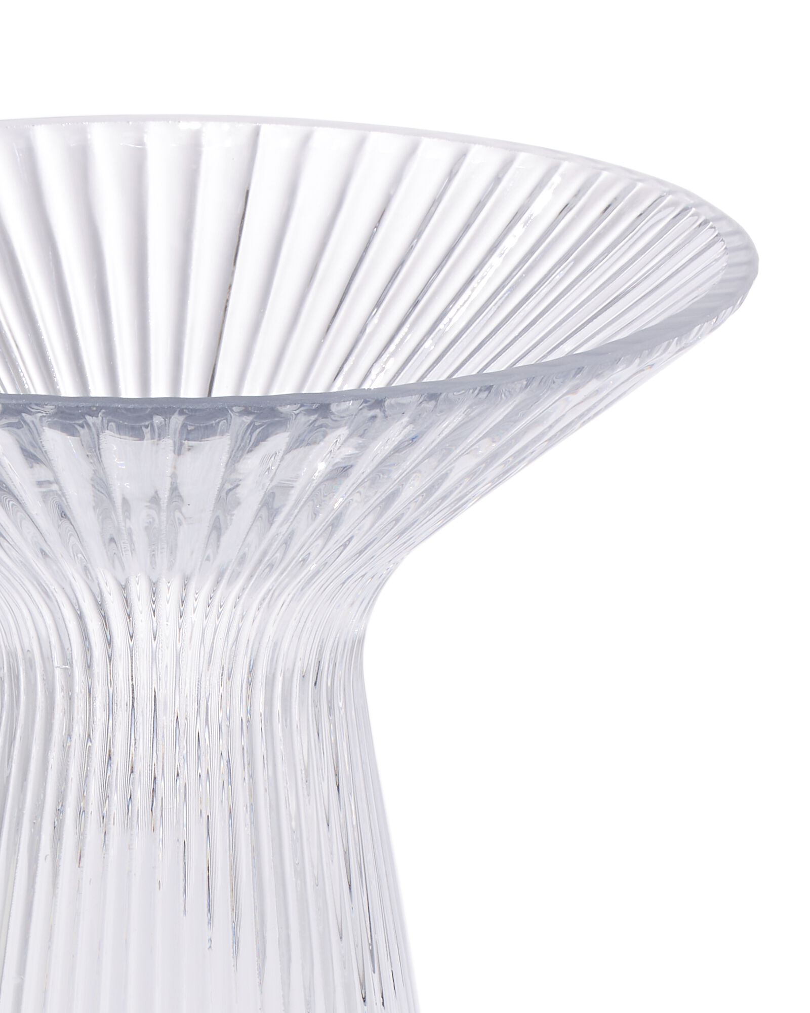 Kragenvase, Glas, &Oslash; 4 x 22 cm - 13323136 - HEMA