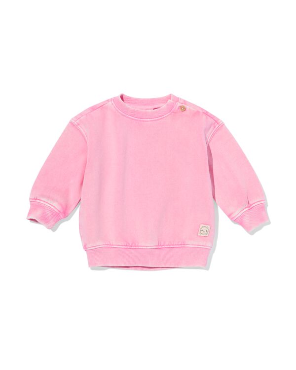 pull b&eacute;b&eacute; tissu sweat  rose rose - 33057270PINK - HEMA