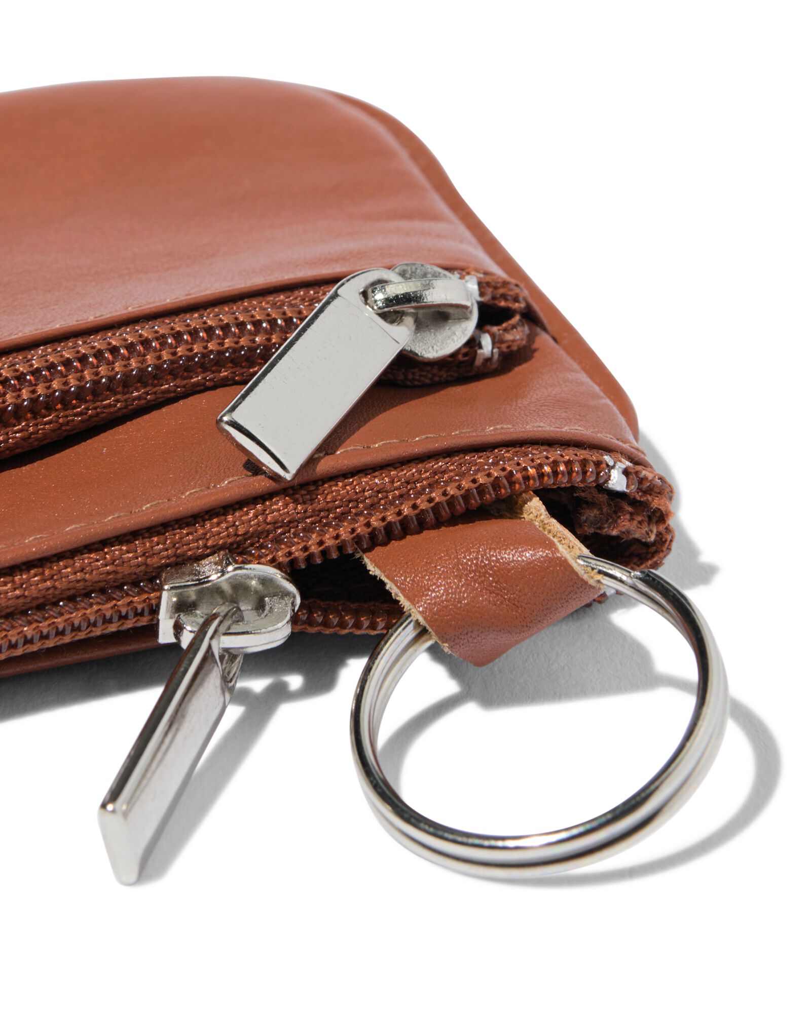 sleuteletui leer cognac - 18140008 - HEMA