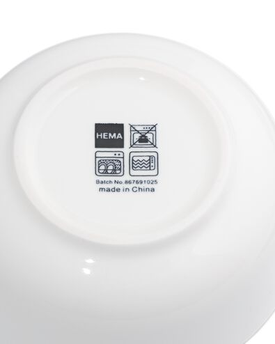 bol ⌀11x4,7cm Knap new bone blanc - 9650314 - HEMA