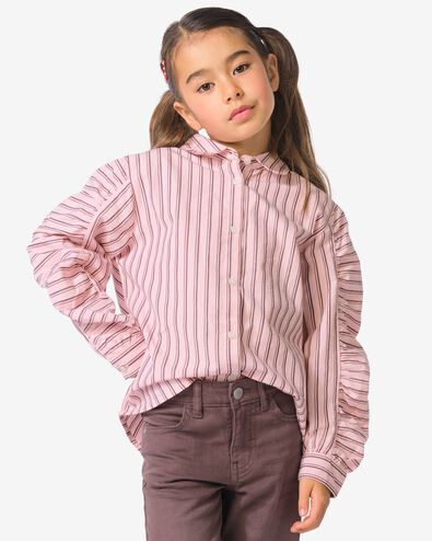 chemisier enfant rayures rose rose - 30837007PINK - HEMA