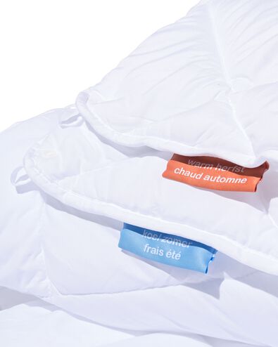Duo-Steppbett 240 &times; 220 cm, synthetisch, 4 Saisons - 5500101 - HEMA
