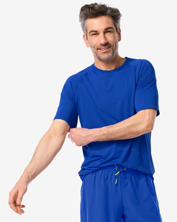 t-shirt de sport homme bleu bleu - 36030129BLUE - HEMA