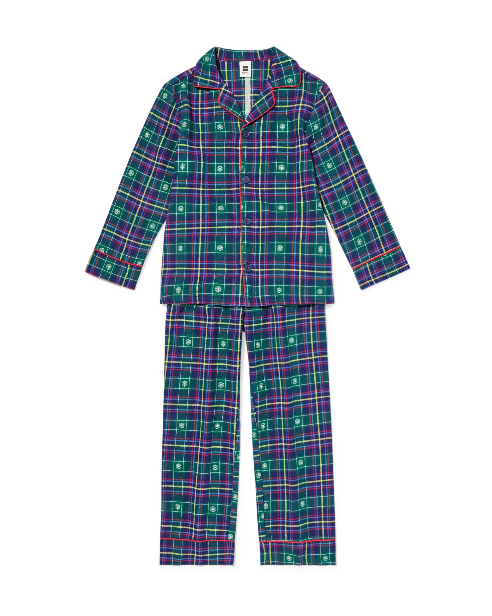 pyjama enfant War Child carreaux  multicolore - 23000370MULTICOLOUR - HEMA