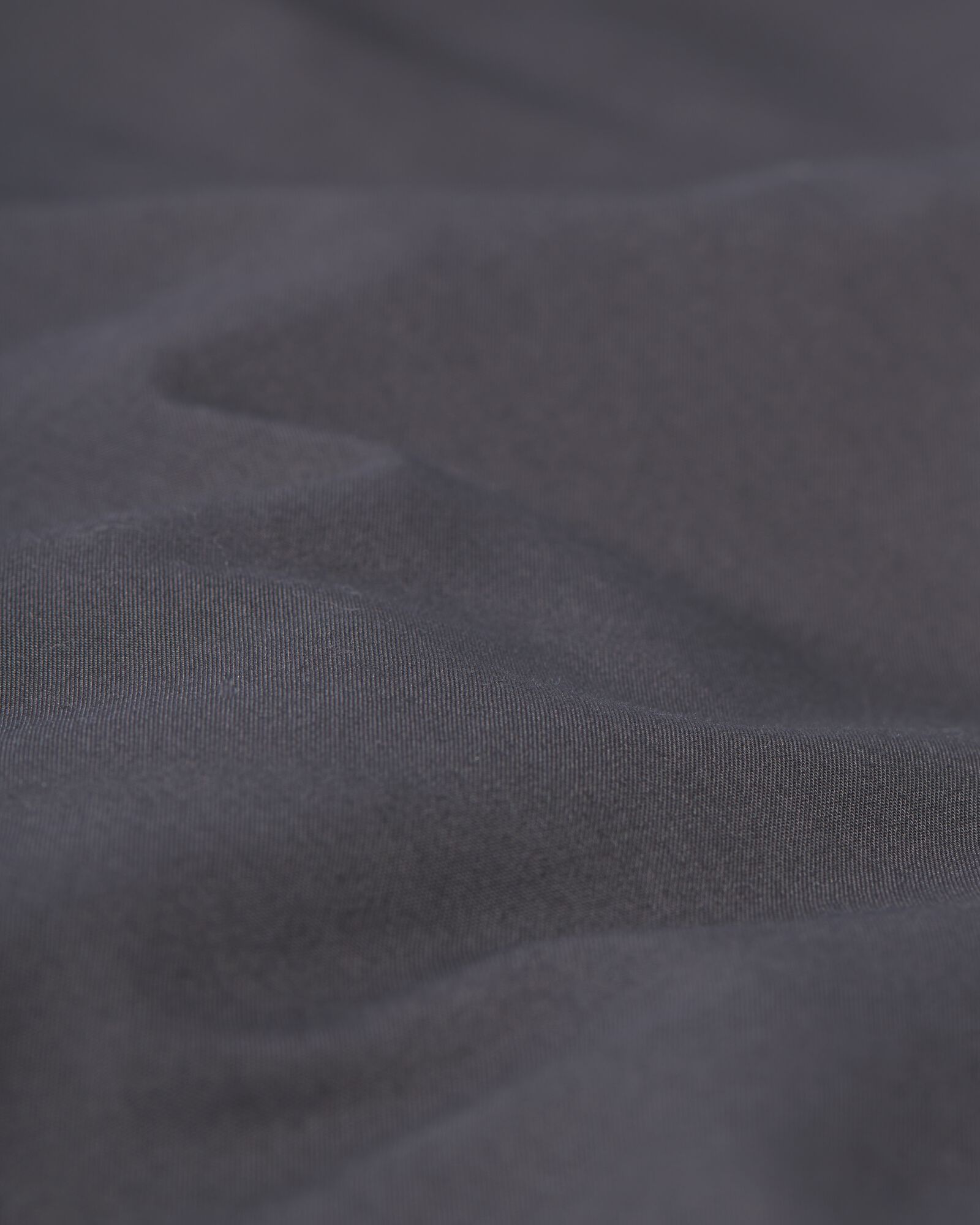 dekbedovertrek percal katoen 240x200/220 donkergrijs - 5790220 - HEMA