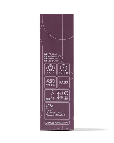 led kaars tip goud E14 3.5W 200lm - 20070053 - HEMA