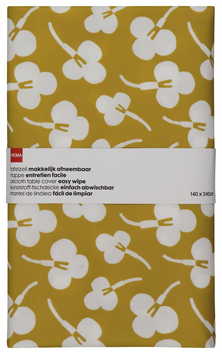 Tischtuch, 140 x 240 cm, Polyester, Stiefmütterchen - 5330002 - HEMA