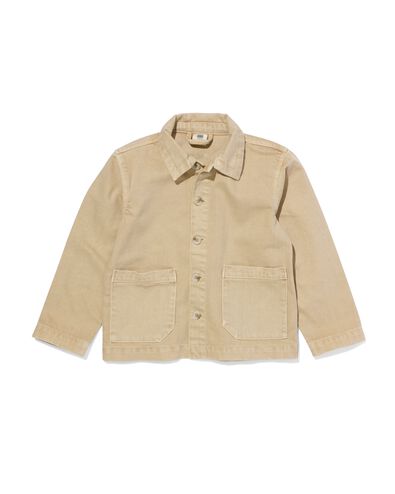 kinder overshirt  beige - 30775602BEIGE - HEMA