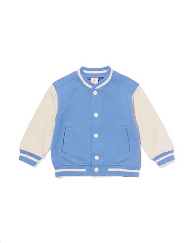 babyvest bomber blauw blauw - 33179770BLUE - HEMA