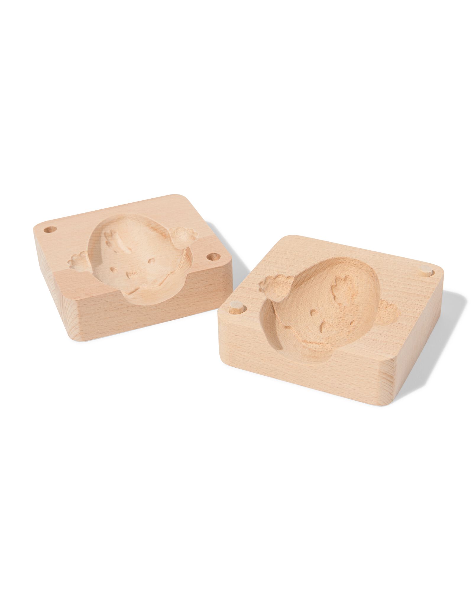 moule &agrave; beurre poussin 10x10,5cm bois  - 25800167 - HEMA