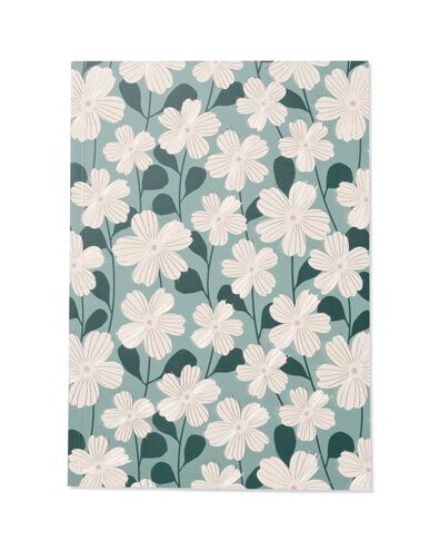 carnet A4 lign&eacute; &agrave; motifs floraux - 14100218 - HEMA