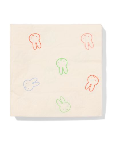 Miffy-Servietten 33 x 33 cm &ndash; 20 St&uuml;ck - 25800149 - HEMA