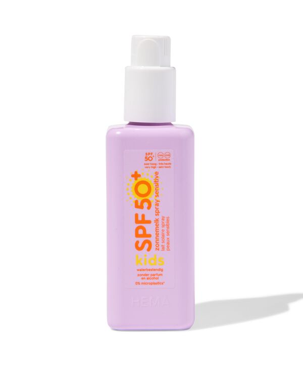 spray solaire b&eacute;b&eacute;s et enfants peaux sensibles SPF50+ 200 ml - 11630020 - HEMA