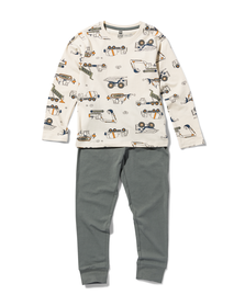 Kinder-Pyjama, Traktor eierschalenfarben eierschalenfarben - 1000028396 - HEMA