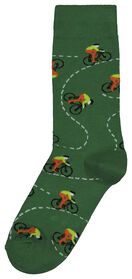 Herren-Socken, Fahrradfahrer grün grün - 1000027784 - HEMA