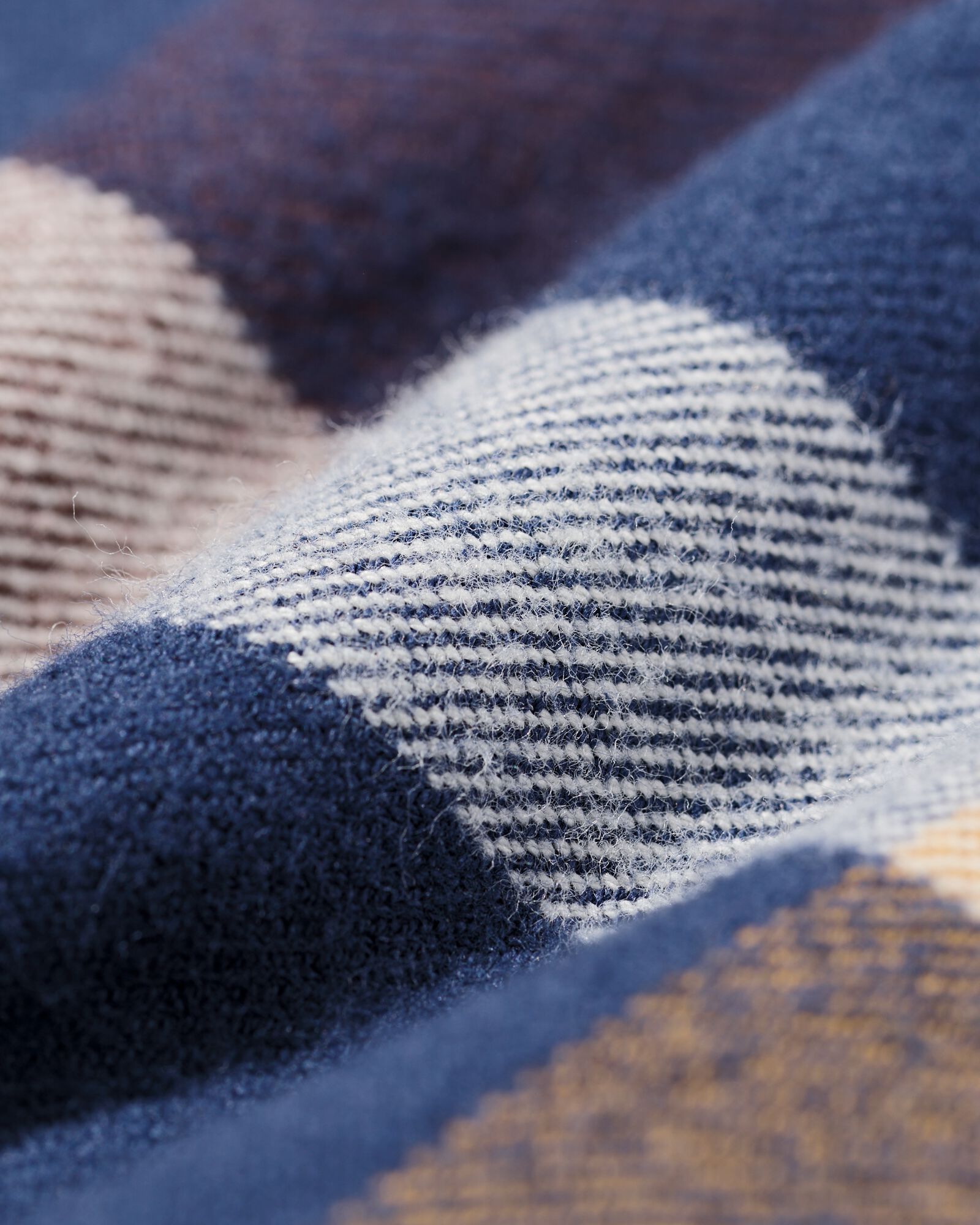 herenoverhemd Maurice flanel ruiten donkerblauw donkerblauw - 2170820DARKBLUE - HEMA