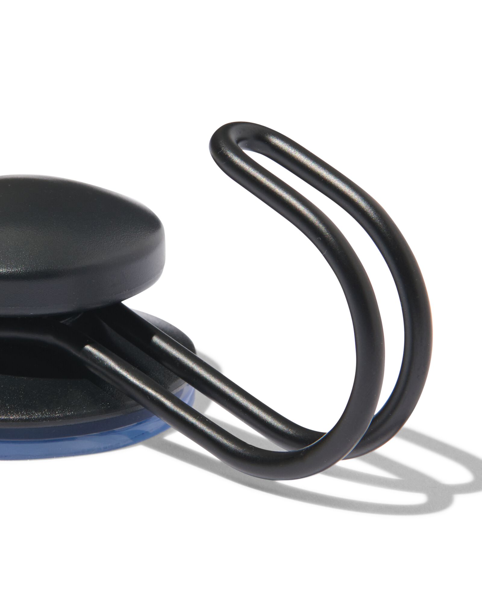 handdoekhaak met zuignap zwart - 80300155 - HEMA