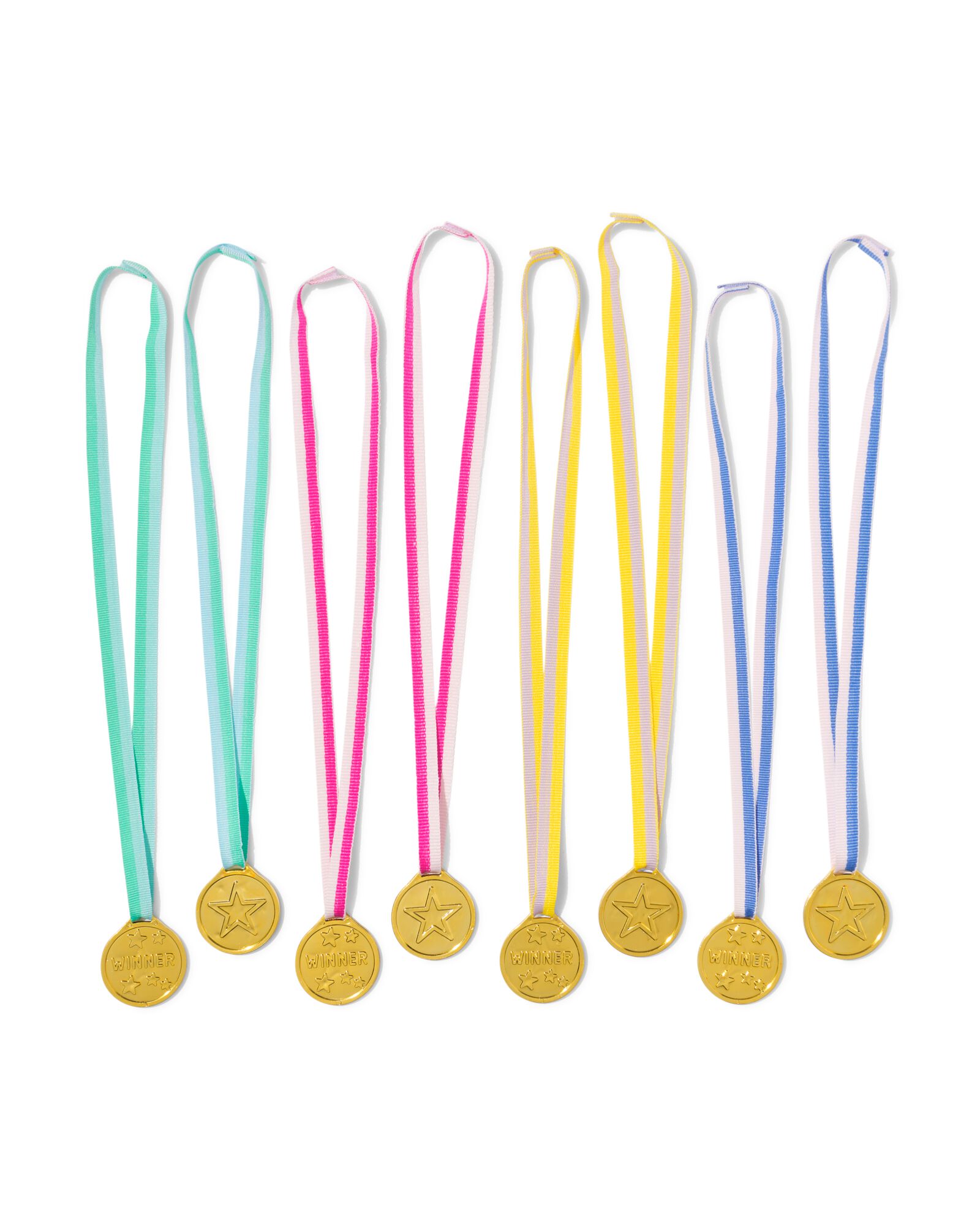 m&eacute;dailles &agrave; distribuer 3,5cm &eacute;toile - 8 pi&egrave;ces - 14250348 - HEMA