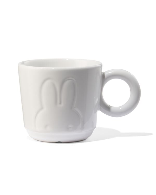 tasse &agrave; th&eacute; 280ml fa&iuml;ence blanche miffy - 60410206 - HEMA