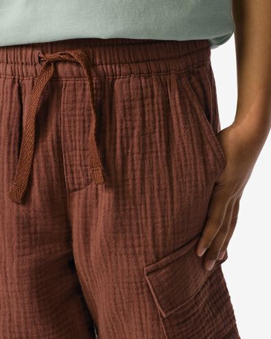 Short enfant coupe classique mousseline. vert fonc&eacute; vert fonc&eacute; - 30714802DARKGREEN - HEMA