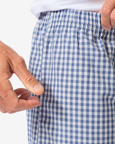 caleçon ample homme blocs bleu bleu - 19190490BLUE - HEMA