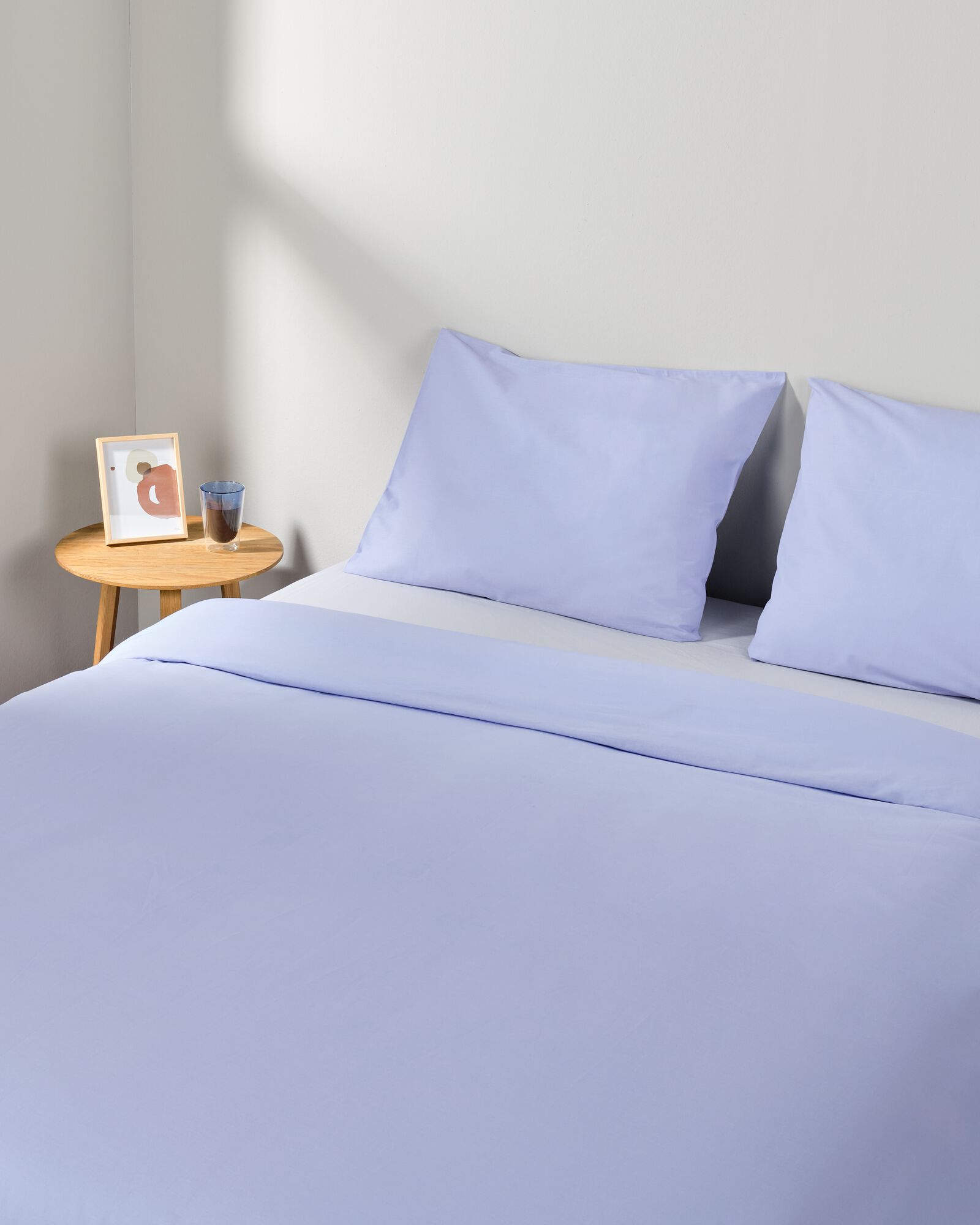 housse de couette 240x200/220 coton doux lavande - 5750172 - HEMA