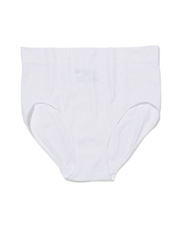 culotte taille haute femme sans coutures microfibre blanc blanc - 1000002024 - HEMA