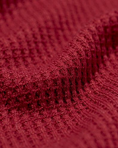 damespyjama flanel ruiten donkerrood donkerrood - 23401000DARKRED - HEMA