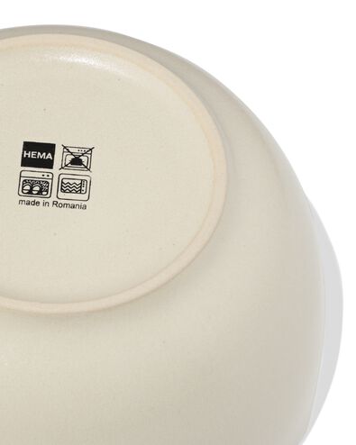 bol &Oslash;14cm PUUR gla&ccedil;ure r&eacute;active blanc cass&eacute;  - 9650133 - HEMA