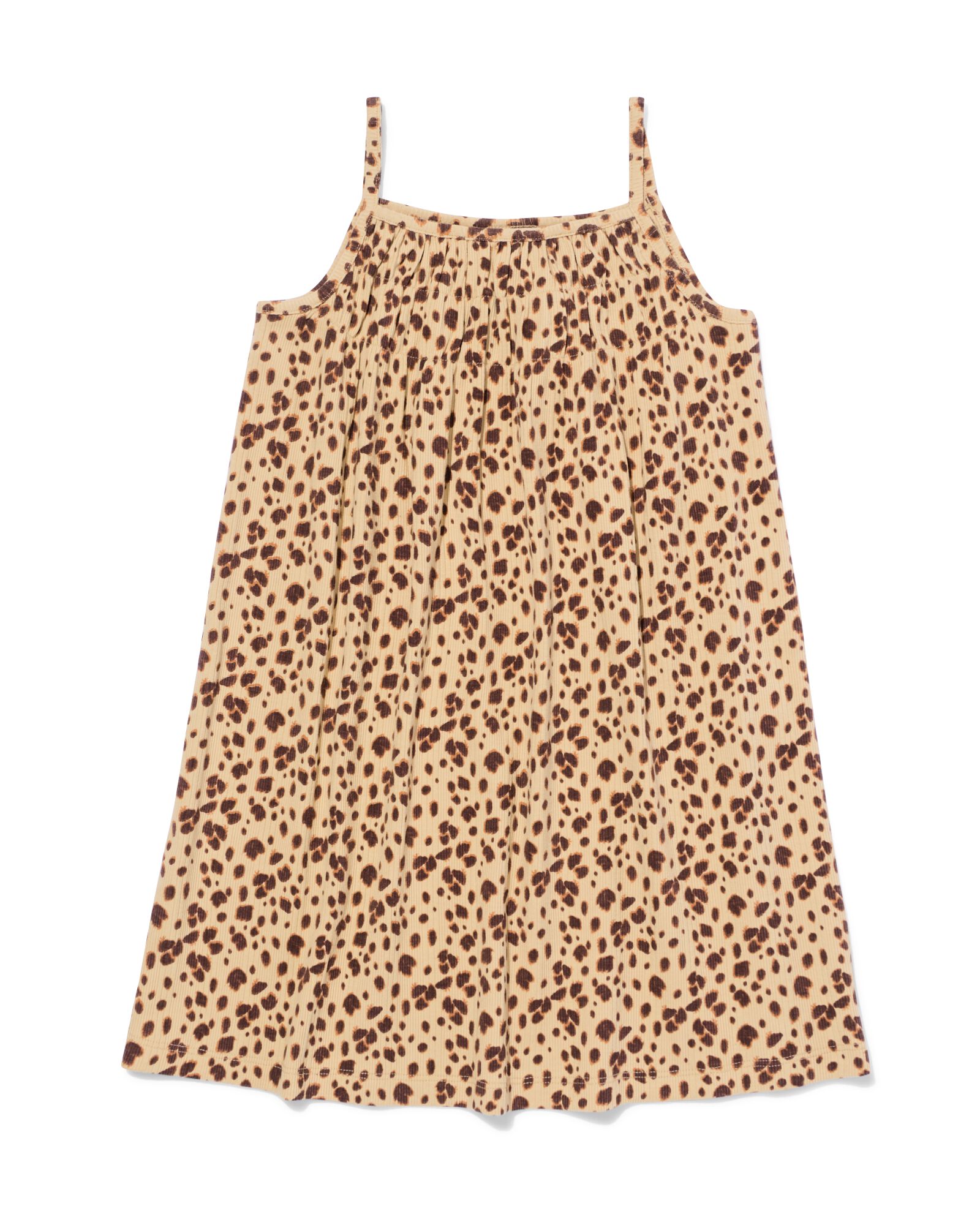 Kinderkleid Leopard sandfarben - 30859604SAND - HEMA