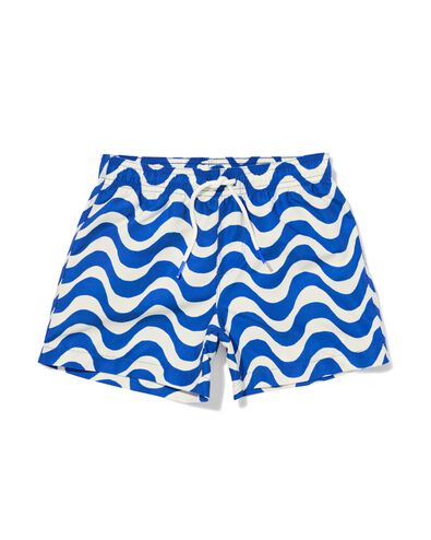 kinderzwembroek swirl blauw - 22250545BLUE - HEMA