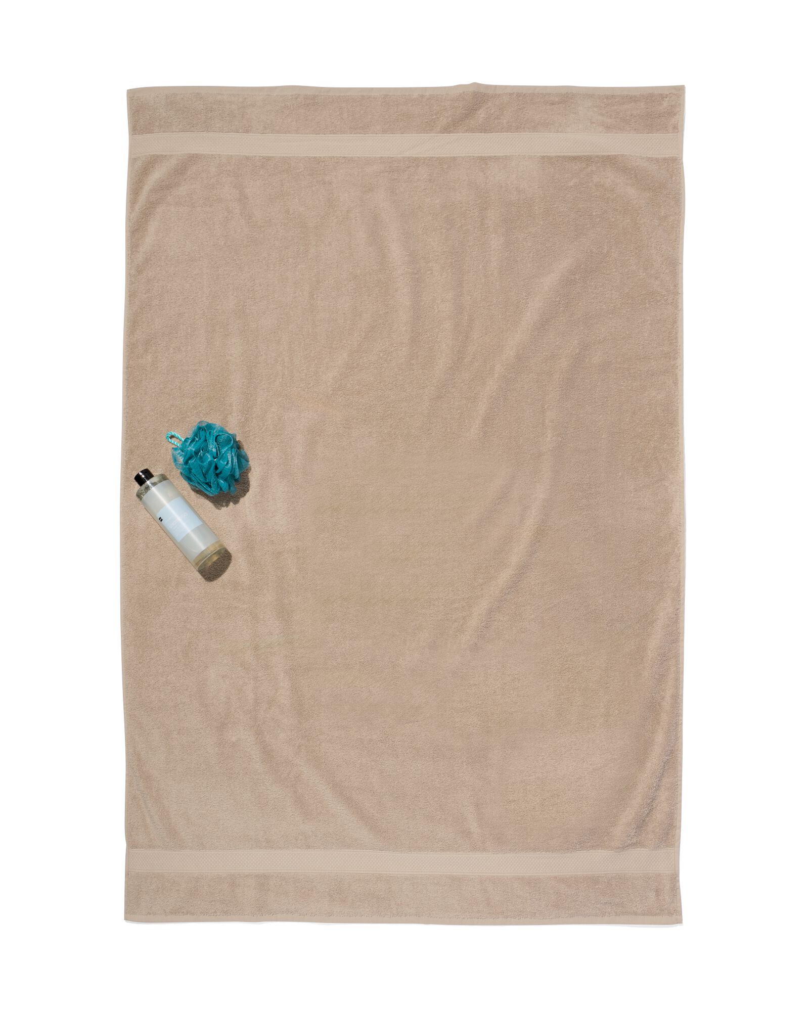 handdoek 100x150 zware kwaliteit taupe taupe handdoek 100 x 150 - 5230084 - HEMA