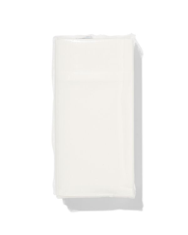 serviettes 10x20cm papier blanc - 20 pi&egrave;ces - 14200302 - HEMA
