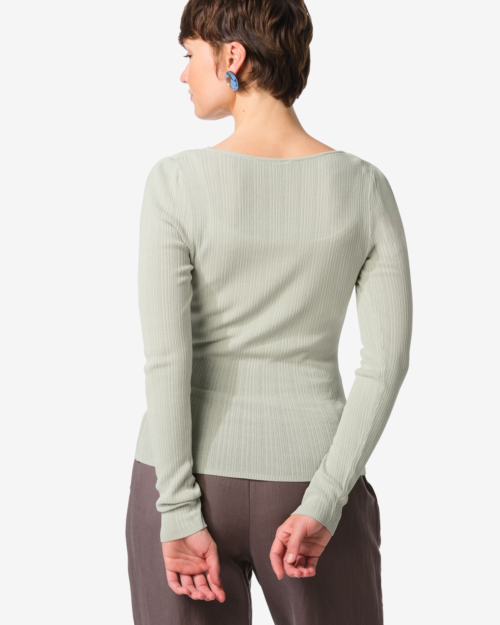 damestop Loua crinkle zand zand - 36207280SAND - HEMA