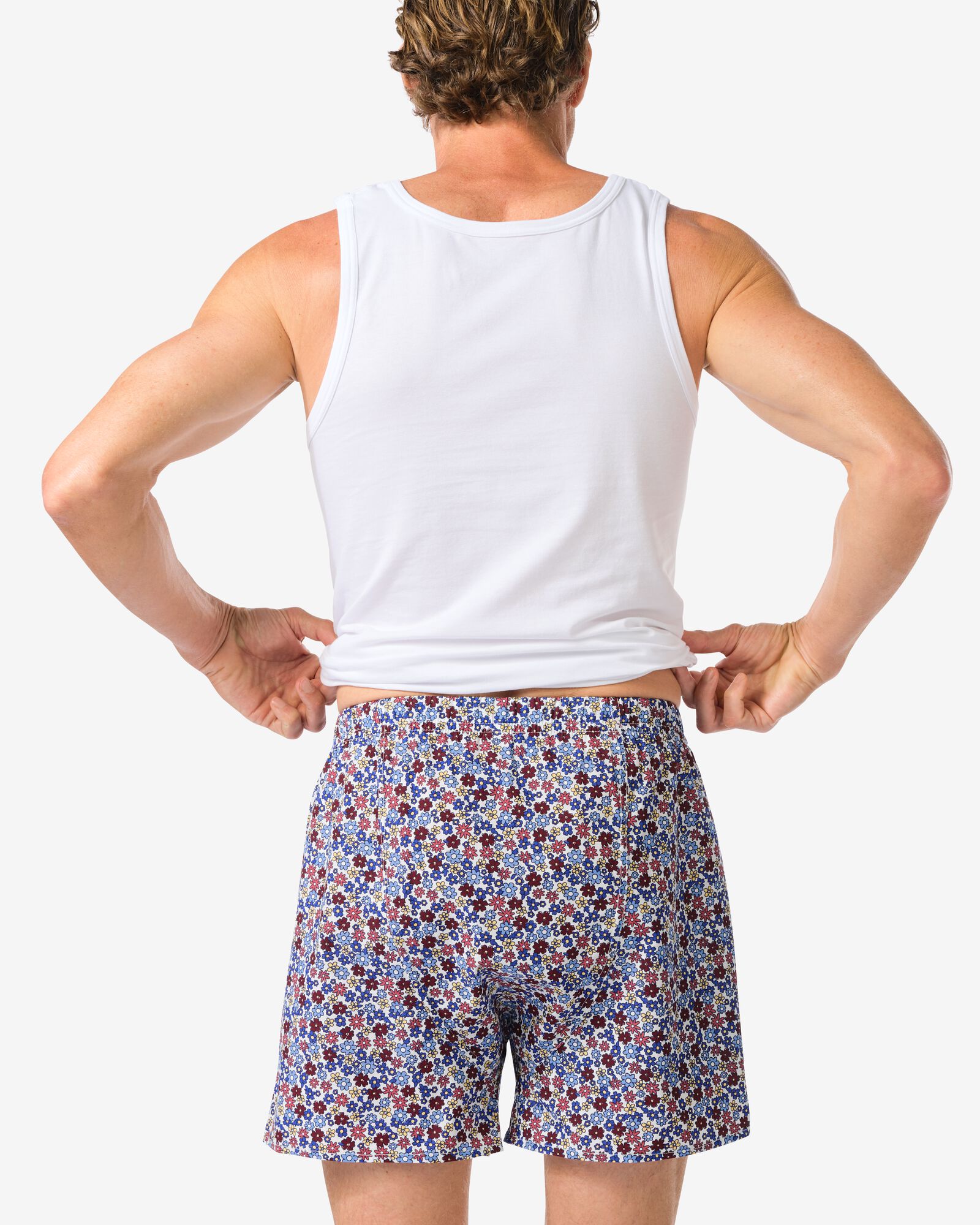 losse herenboxer bloemen multicolor multicolor - 19190520MULTICOLOUR - HEMA