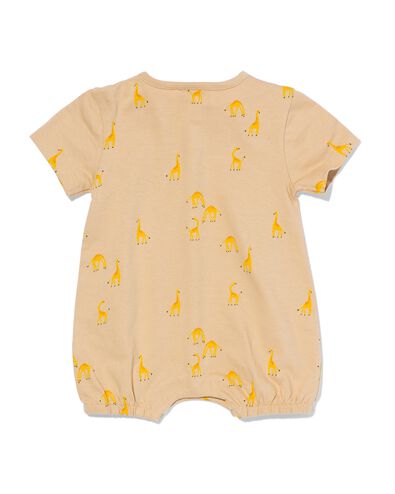 newborn jumpsuit giraf zand 68 - 33492714 - HEMA
