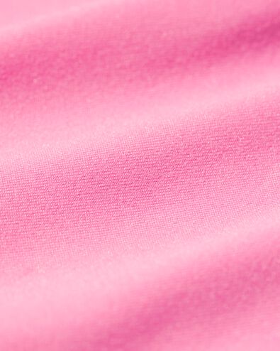 Damen-Brazilian aus Mikrofaser mit Spitze rosa - 19600904PINK - HEMA