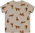 baby t-shirt tijgers gebroken wit - 1000027383 - HEMA