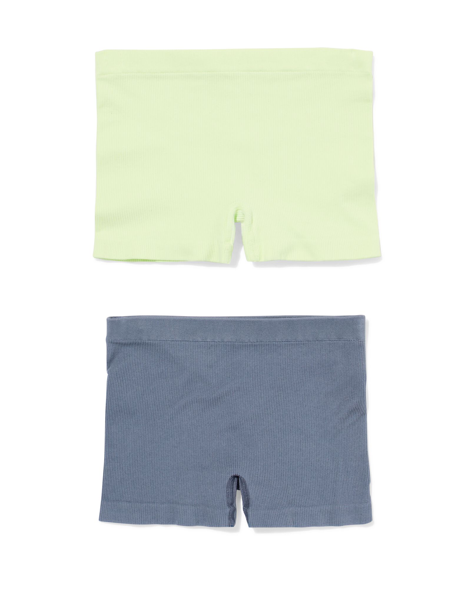 Kinder-Boxershorts nahtlos gerippt - 2 St&uuml;ck limettengr&uuml;n - 19317370LIME - HEMA