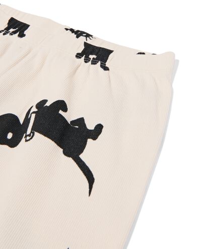Takkie-und-Siepie-Kinderpyjama, gerippt eierschalenfarben eierschalenfarben - 23004760OFFWHITE - HEMA