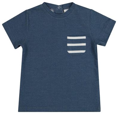 t-shirt bébé bleu bleu - 1000019761 - HEMA