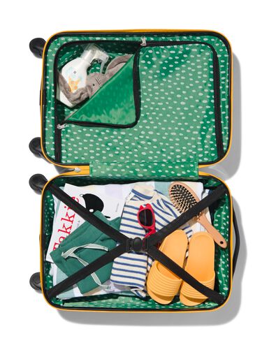 valise avec animaux 55x34x21 vert - 18640027 - HEMA
