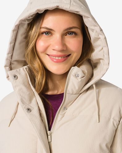 dames pufferjas Jaimy zand zand - 36203670SAND - HEMA