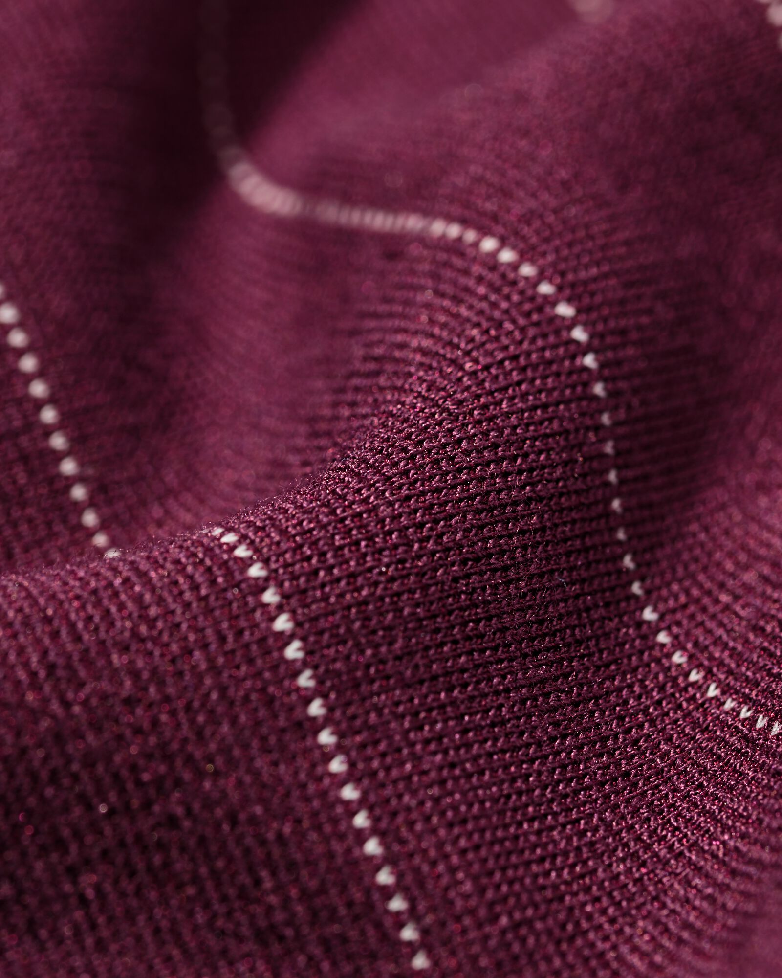 Damenhose Eva, weit, Jersey, gestreift bordeauxrot bordeauxrot - 36206560BURGUNDYRED - HEMA