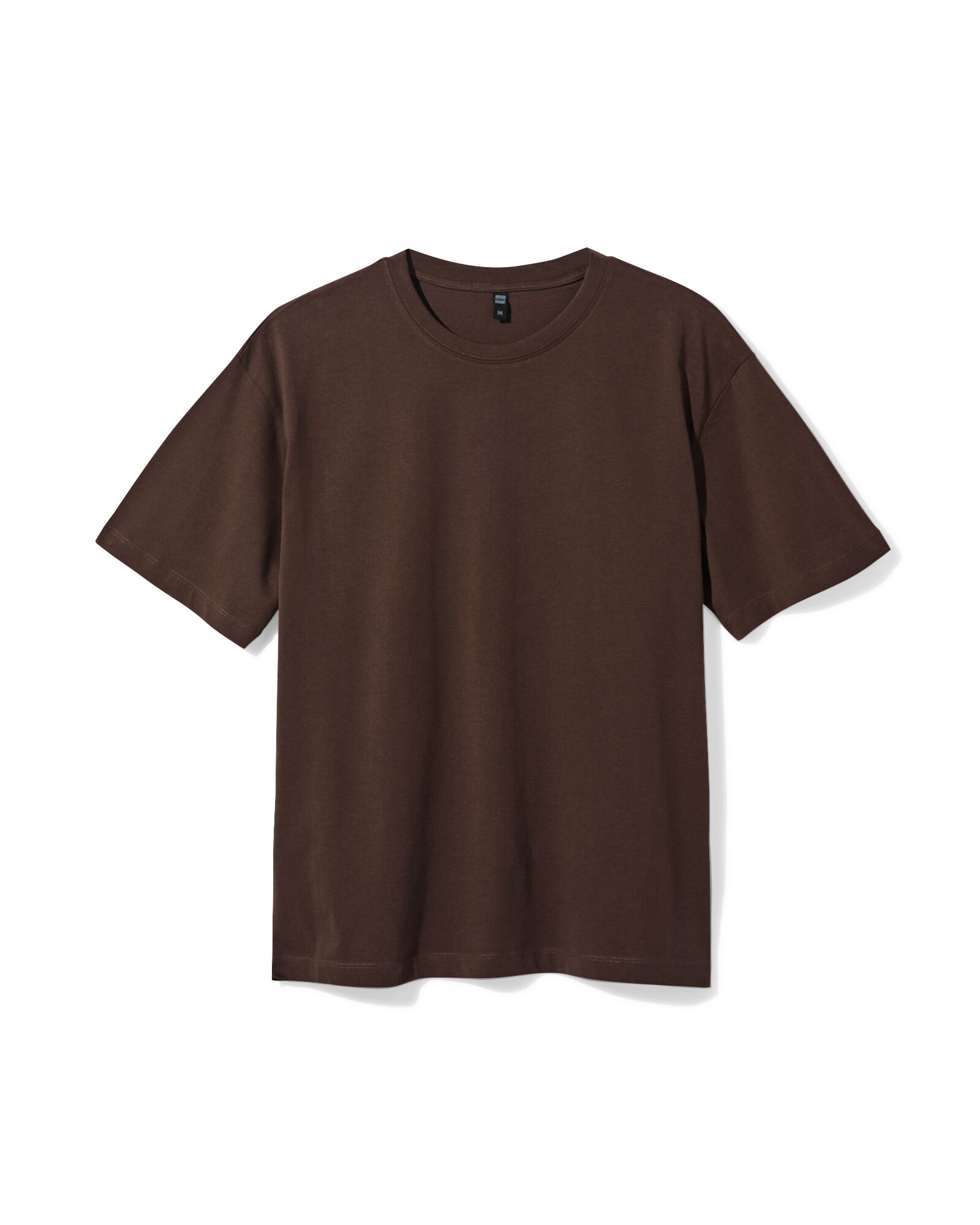 dames T-shirt Do oversized fit bruin bruin - 36311480BROWN - HEMA